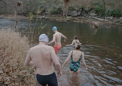 Images from my personal photography project A swim into the wild shot around Wales, UK.