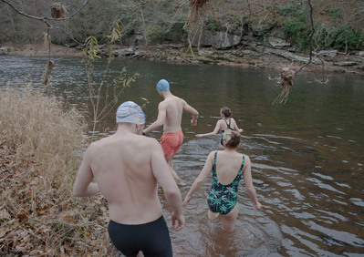Images from my personal photography project A swim into the wild shot around Wales, UK.