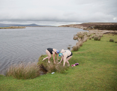 Images from my personal photography project A swim into the wild shot around Wales, UK.