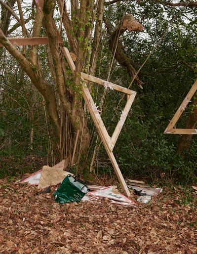 Images from a personal photography project by Mark Griffiths entitled An incremental demise shot around the U.K about the loss of green space.
