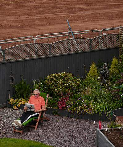 Images from a personal photography project by Mark Griffiths entitled An incremental demise shot around the U.K about the loss of green space.