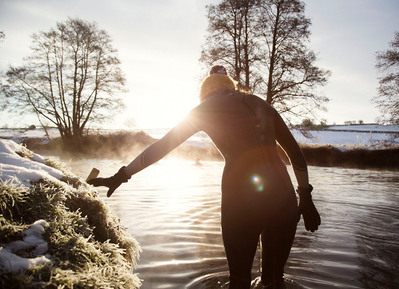 Images from my personal photography project A swim into the wild shot around Wales, UK.