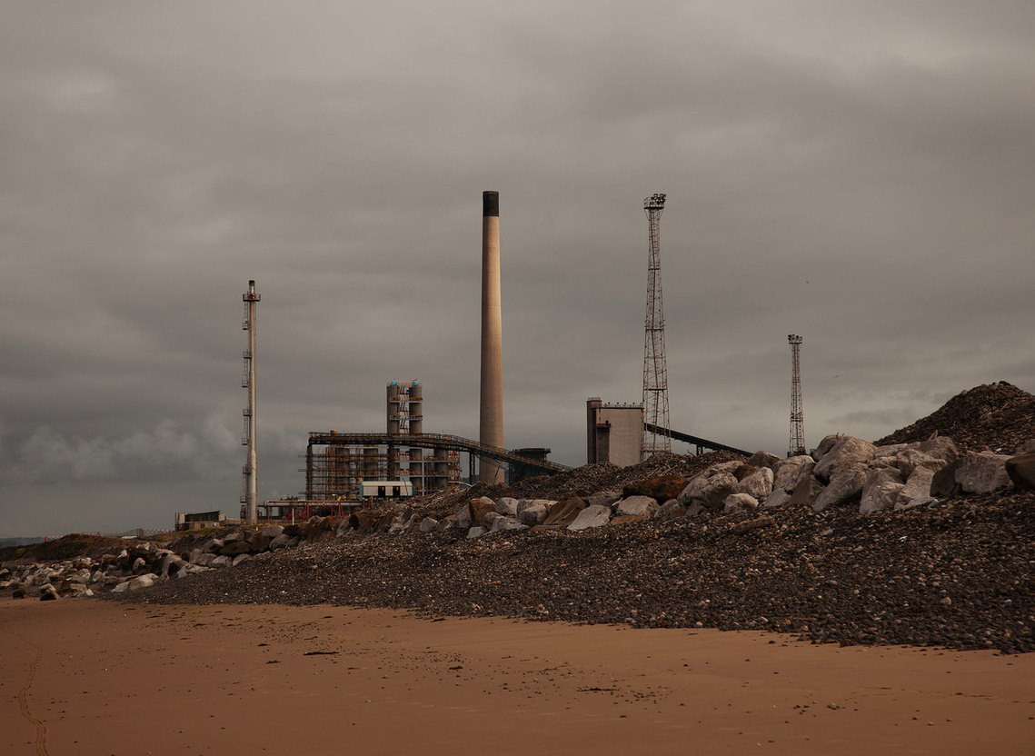 Images from the Beginning of the End about the closure of Port Talbot steel works as featured on The BBC. Environmental photography in Wales. 