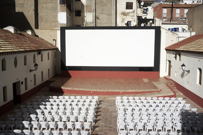 Cine de verano en el pueblo de Mula David Salcedo