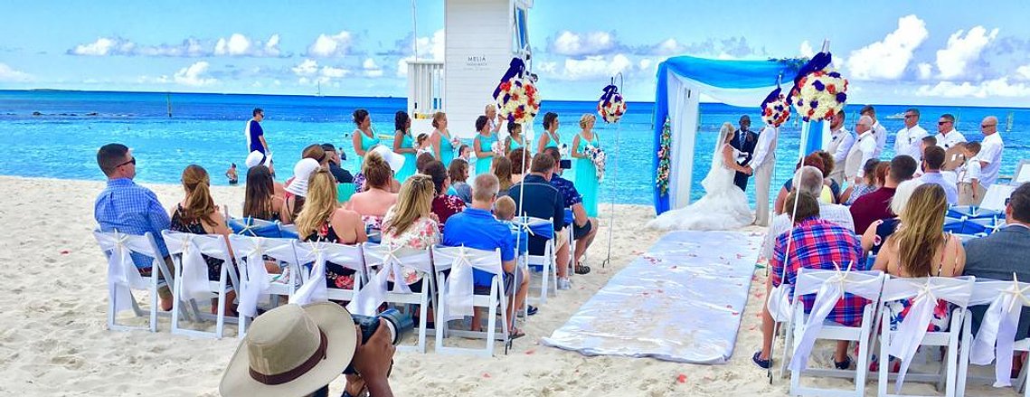 Wedding ceremony on the beach