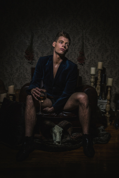 Fashion editorial photoshoot in NYC studio for brand storytelling.