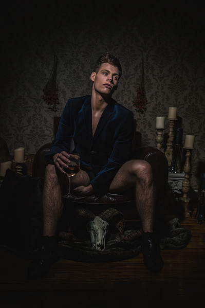 Fashion editorial photoshoot in NYC studio for brand storytelling.
