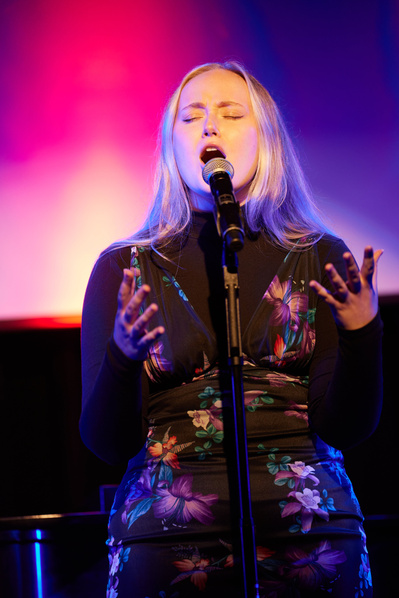 Intimate portraits showcasing the passion of Broadway singers.