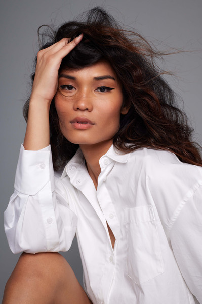 Minimalist studio fashion photography in New York City for contemporary brands.