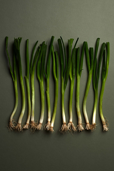 Styled produce shot for NYC organic grocery advertising campaign.