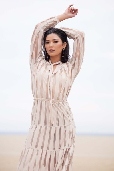Luxury fashion campaign imagery shot in both Los Angeles and New York City.