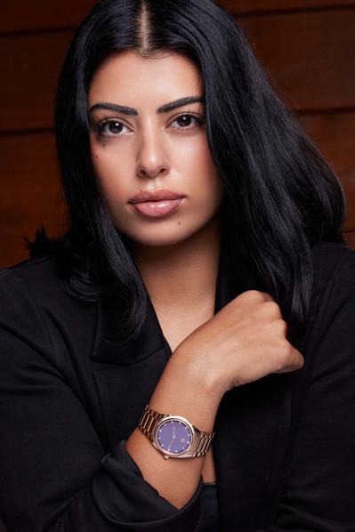 Luxury fashion portrait photography in NYC for designer brand marketing.