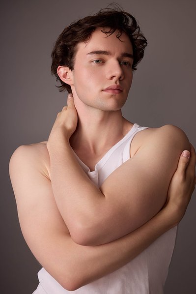 Studio lighting setups for NYC model portfolio updates.