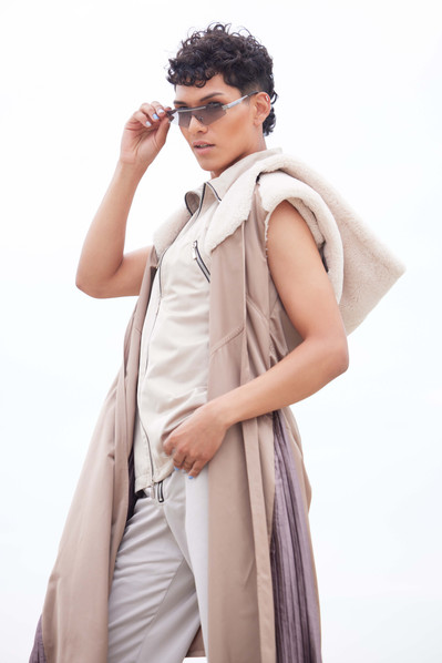 Minimalist fashion brand photography across New York and California.