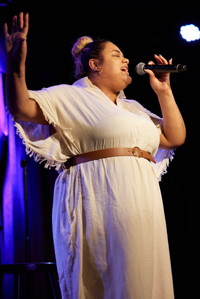 Dynamic stage performances captured in Broadway music venue photography.