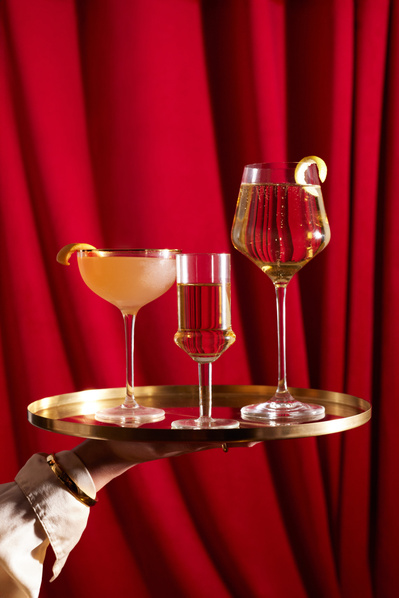 High-end food styling and photography for NYC restaurant interiors.