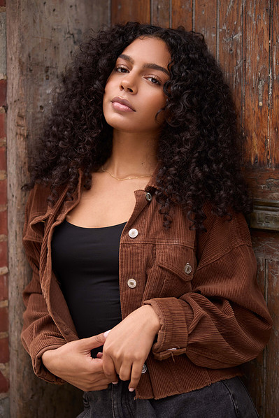 Professional model portfolio shoot in NYC for agency submissions and updates.