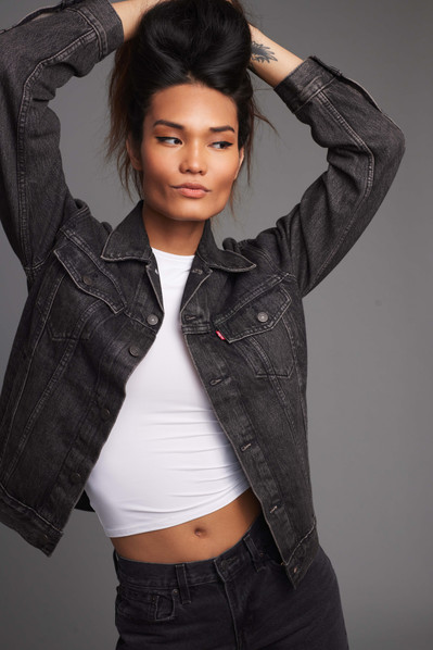 Fashion campaign photography shot in a professional NYC studio.