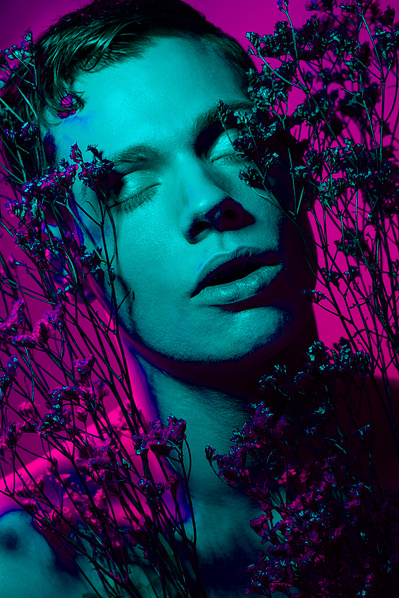 NYC studio photographer capturing editorial portraits for publications.