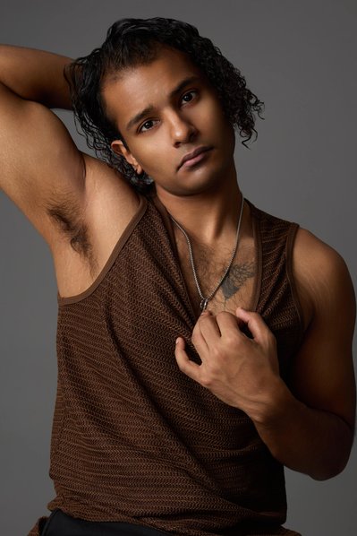 NYC photographer specializing in studio model portfolio photography for aspiring models.