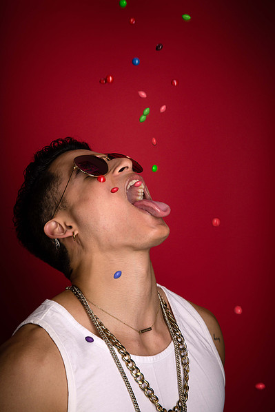 NYC editorial photographer capturing studio portraits for fashion brands.