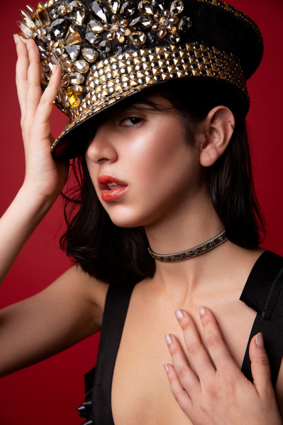Editorial studio fashion photography in New York City for high-fashion brands.