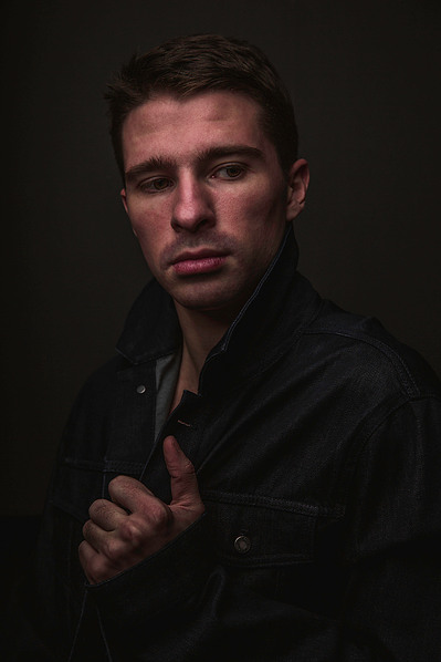 NYC fashion photographer updating model portfolios with dynamic studio shots.