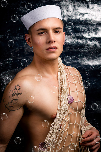 Studio editorial photography session in NYC for beauty and fashion brands.