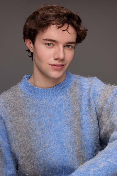 Studio actor headshot photography in NYC for updated casting portfolio images.