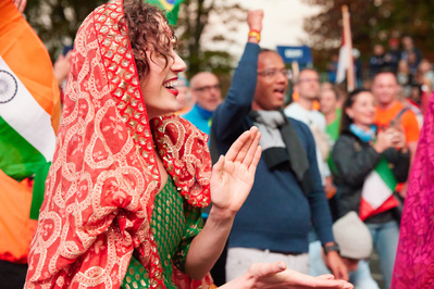 New York City Event Photography. Blaine Pennington. Festivals. Concerts. Parades. NYC Marathon 2022. Parade of Nations. India.