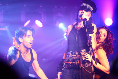 Emotional connections between band members captured in photos.