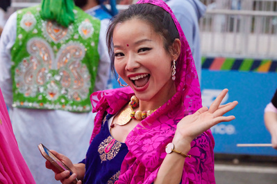 New York City Event Photography. Blaine Pennington. Festivals. Concerts. Parades. NYC Marathon 2022. Parade of Nations. India.