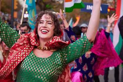 New York City Event Photography. Blaine Pennington. Festivals. Concerts. Parades. NYC Marathon 2022. Parade of Nations. India.