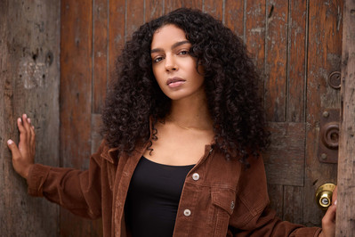 NYC model test shoot featuring headshots, ¾ shots, and full-length images.