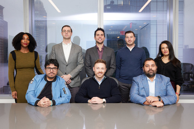 Business team headshots in New York City for corporate branding and company profiles.