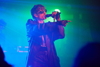 Atmospheric shots capturing the intensity of rock music.
