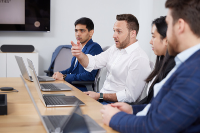 Authentic NYC corporate lifestyle photography capturing company culture and teamwork.