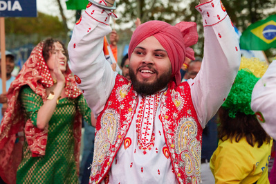 New York City Event Photography. Blaine Pennington. Festivals. Concerts. Parades. NYC Marathon 2022. Parade of Nations. India.