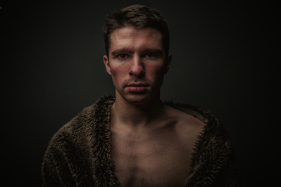 Editorial fashion photoshoot in NYC studio for brand marketing material.