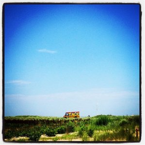 A taco truck in the middle of nowhere, Rockaway Queens NY
