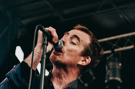Ted Leo emoting - Village Voice Siren Festival, Coney Island, Brooklyn, 2010