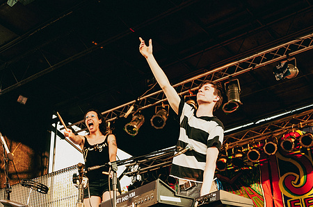 Matt and Kim  - Village Voice Siren Festival, Coney Island, Brooklyn, 2010