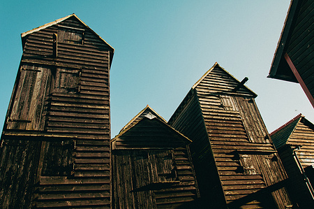Net houses of Hastings England