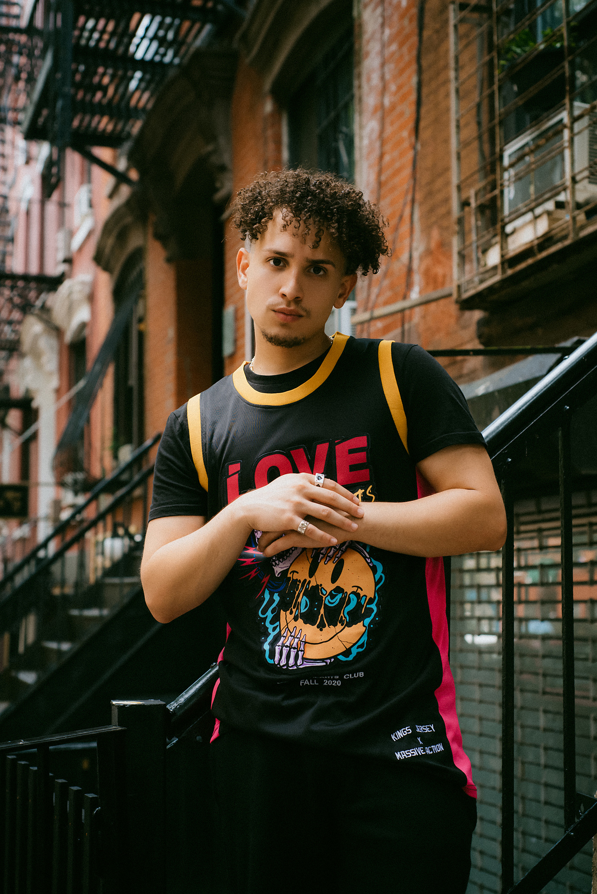 Brooklyn-based rapper Reaper photographed by Angelo Kangleon in New York, NY, on July 11, 2021