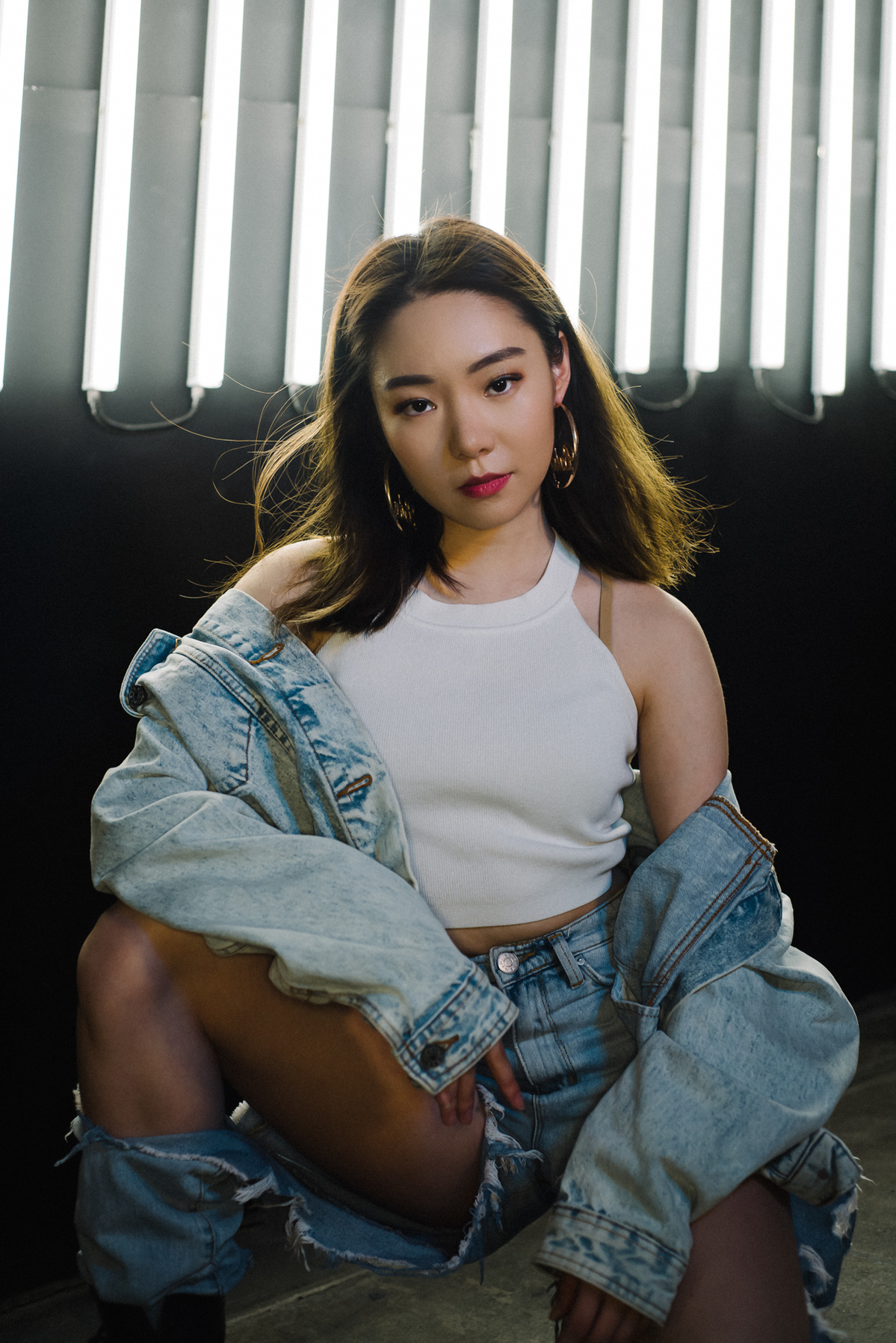 Rapper, singer, songwriter, and dancer  Demie Cao photographed by Angelo Kangleon in Los Angeles, CA