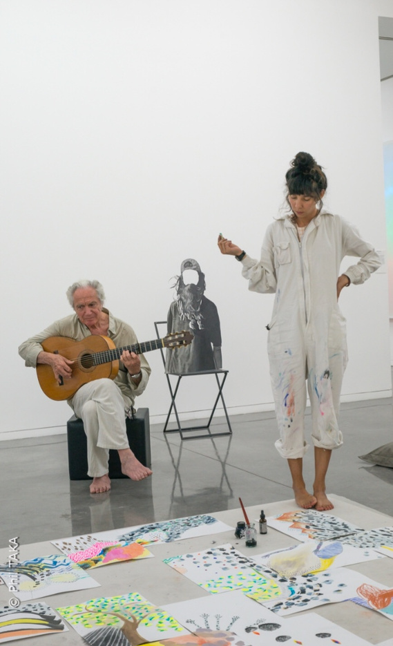Melissa, and Pedro Soler. Band Practice Performance at Musée Régional d'art Contemporain Sérignan, France