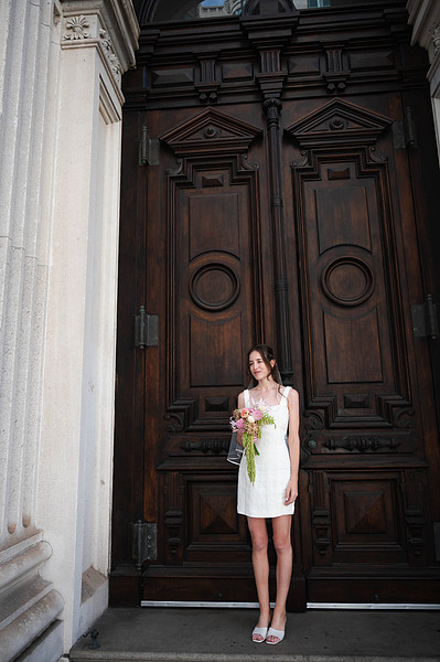 NYC and  Queer courthouse wedding photographs
