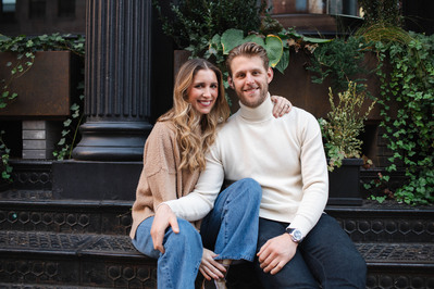 NYC engagement photo shoot