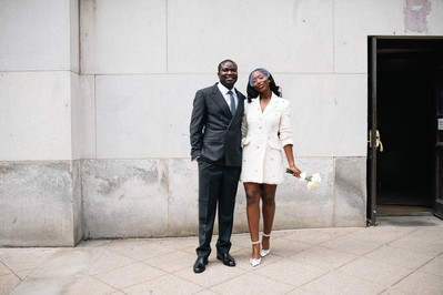 Manhattan City Hall Wedding Photography: Capturing candid moments and genuine emotion for couples saying "I do" in NYC. Your love story, beautifully told.