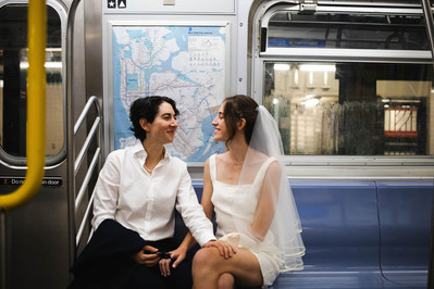 NYC and Brooklyn Queer wedding photographs